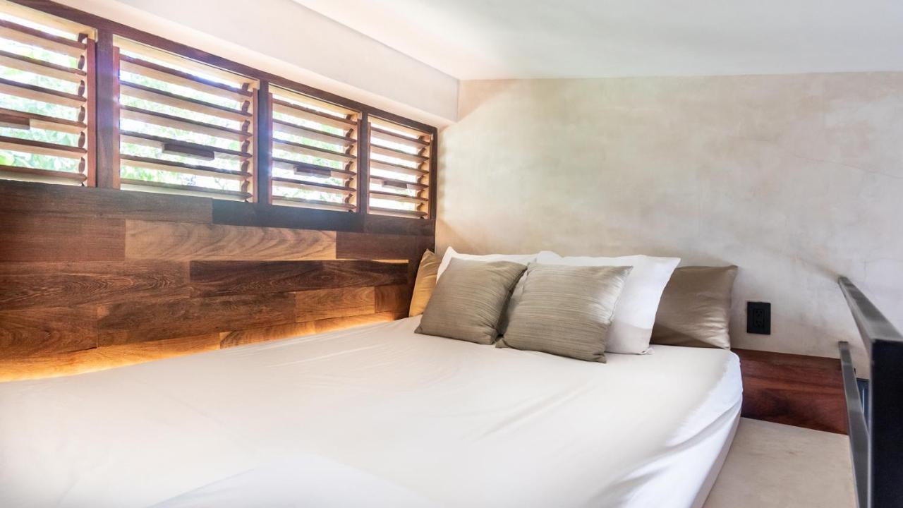 Hotel Makaabá Eco-Boutique Bacalar Exterior foto A bedroom at the hotel
