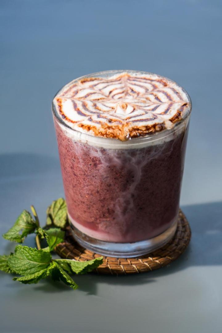 Hotel Makaabá Eco-Boutique Bacalar Exterior foto A blueberry smoothie